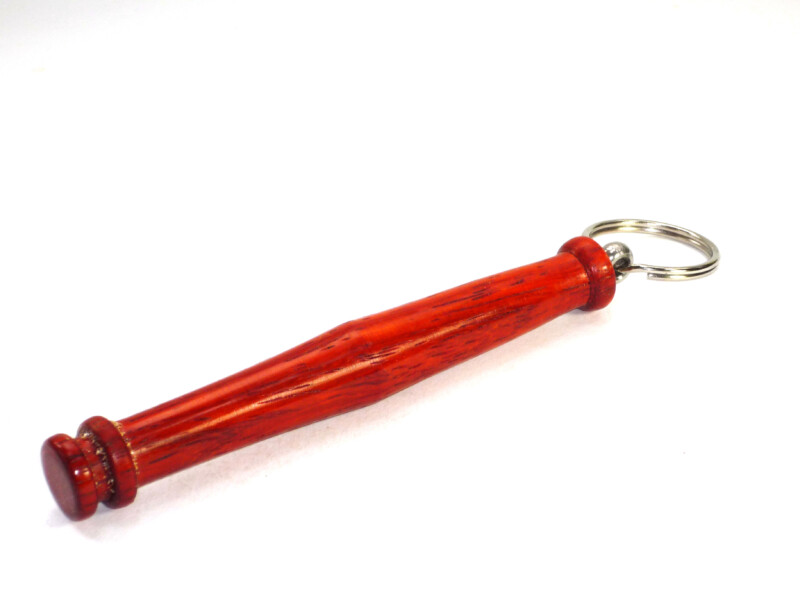 Handmade kubotan keyring Padauk
