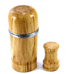 Decorative Palm Gavel Pot with Detachable Striking Block in English Spalted Beech